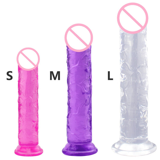 Realistic Dildo With Suction Cup Huge Jelly Dildos Sex Toys for Woman