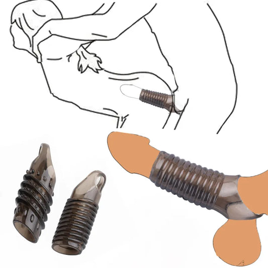 G Spot Vagina Vibrator Cock Ring Reusable Silicone Delay Ejaculation