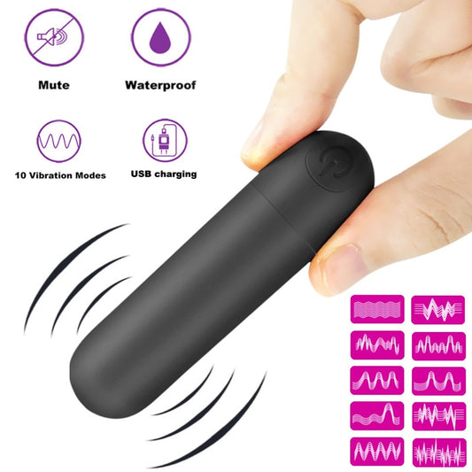 Usb Charge Mini Powerful Bullet Vibrator Women Clitoral Stimulator